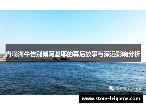 青岛海牛告别博阿基耶的幕后故事与深远影响分析
